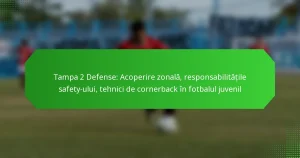 Tampa 2 Defense: Acoperire zonală, responsabilitățile safety-ului, tehnici de cornerback în fotbalul juvenil